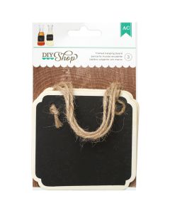 American Crafts DIY Shop 2 Framed Hanging Chalkboards 3/Pkg-3.5"X3.75"