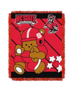 The Northwest Company N.C. State  College Baby 36x46 Triple Woven Jacquard Throw - Fullback Series