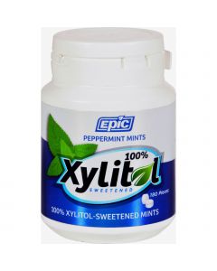 Epic Dental Mints - Peppermint Xylitol Bottle - 180 ct