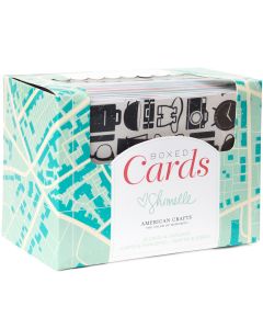 American Crafts A2 Cards W/Envelopes (4.375"X5.75") 40/Box-Shimelle - American Crafts A2 Cards W/Envelopes (4.375"X5.75") 40/Box-Shimelle