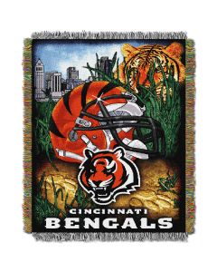 The Northwest Company Bengals  "Home Field Advantage" 48x60 Tapestry Throw