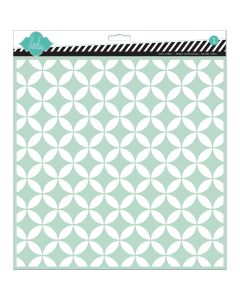 American Crafts Heidi Swapp Stencil 12"X12"-Circle Lattice