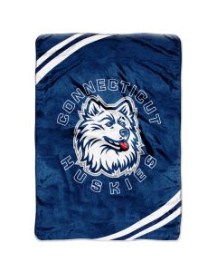 The Northwest Company UCONN "Force" 60"80" Raschel Throw (College) - UCONN "Force" 60"80" Raschel Throw (College)