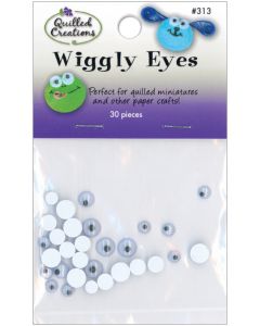 Quilled Creations Wiggly Eyes 30/Pkg-