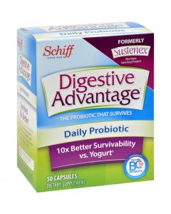Schiff Vitamins Digestive Advantage - Daily Probiotic - 50 Capsules