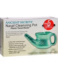 Ancient Secrets Nasal Cleansing Neti Pot - Plastic - 1 Pot