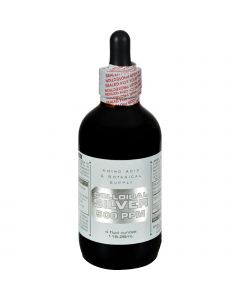 Amino Acid and Botanical Supply Colloidal Silver - 500 ppm - 4 fl oz