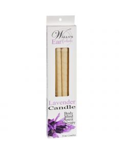 Wally's Natural Products Wally's Candle - Lavender - 4 Candles