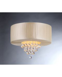 Warehouse of Tiffany Vanilla Cake Crystal Chandelier