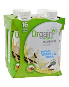 Orgain Organic Nutrition Shake - Vanilla Bean - 11 fl oz - Case of 12