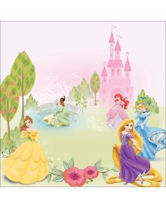 EK Success Disney Glittered Paper 12"X12"-Princess - Multi