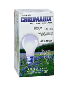 Chromalux Light Bulb Frosted-100W - 1 Bulb