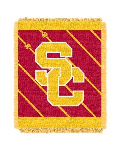 The Northwest Company USC  College Baby 36x46 Triple Woven Jacquard Throw - Fullback Series