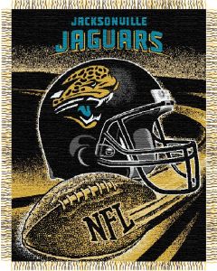 The Northwest Company Jaguars "Spiral" 48"x60" Triple Woven Jacquard Throw (NFL) - Jaguars "Spiral" 48"x60" Triple Woven Jacquard Throw (NFL)