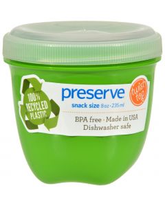 Preserve Mini Food Storage Container - Apple Green - Case of 12 - 8 oz