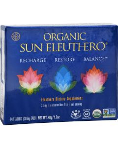 Sun Chlorella Organic Sun Eleuthero - 240 Tablets