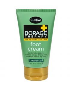 Shikai Products Shikai Borage Therapy Foot Cream Unscented - 4.2 fl oz