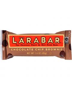 LaraBar - Chocolate Chip Brownie - Case of 16 - 1.6 oz