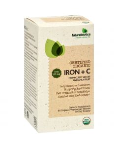 FutureBiotics Iron + C - Organic - 90 Tablets - FutureBiotics Iron + C - Organic - 90 Tablets