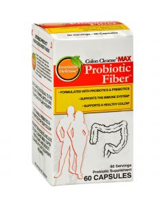 Health Plus Colon Cleanse MAX Ultra Fiber Biotic - 500 mg - 60 Capsules