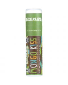 Mongo Kiss Display Center - Lip Balm - Organic - Eco Lips - Peppermint - .25 oz - case of 15