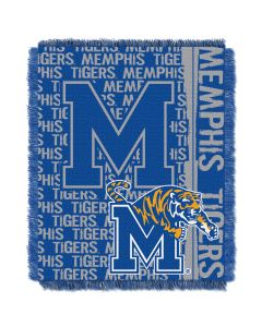 The Northwest Company Memphis College 48x60 Triple Woven Jacquard Throw - Double Play Series