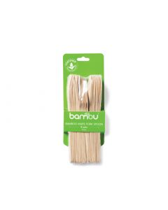 Bambu Veneerware Utensils - Knife/Fork/Spoon - 24 Pieces