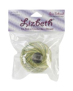 Handy Hands Lizbeth Cordonnet Cotton Size 3-Leafy Greens