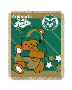 The Northwest Company Colorado State  College Baby 36x46 Triple Woven Jacquard Throw - Fullback Series