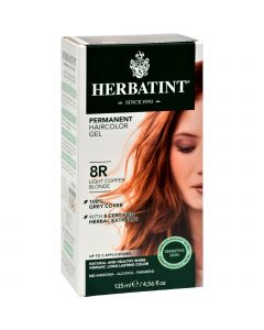 Herbatint Permanent Herbal Haircolour Gel 8R Light Copper Blonde - 135 ml