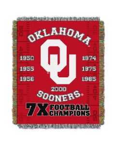 The Northwest Company Oklahoma College "Commemorative" 48x60 Tapestry Throw