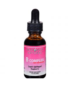 California Natural Natural B Complex Sublingual Raspberry - 1 fl oz