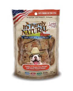 Loving Pets Products It's Purely Natural Treats 4oz-Chicken & Brown Rice W/Sweet Potato
