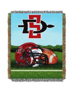 The Northwest Company San Diego State College "Home Field Advantage" 48x60 Tapestry Throw