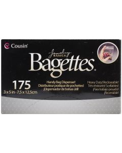 Cousin Bagettes Heavy-Duty Reclosable Bags 175/Pkg-3"X5" Clear
