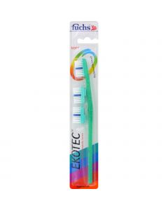 Fuchs Ekotec Soft Replaceable Head Toothbrush - Plus Two Replacements - 1 Toothbrush