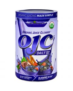 OJC-Purity Products Organic Juice Cleanse - Certified Organic - Advanced Daily Fiber Formula - Blueberry Detox - 7.4 oz