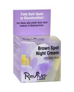 Reviva Labs Brown Spot Night Cream with Kojic Acid - 1 oz