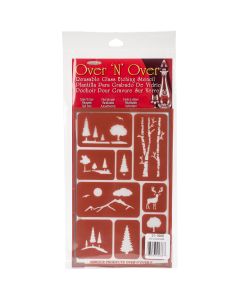 Armour Products Over 'N' Over Reusable Stencils 5"X8"-Landscapes