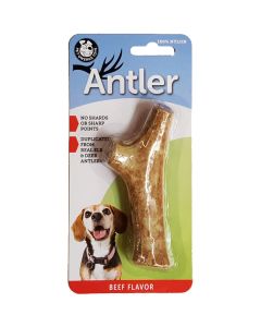Pet Qwerks Medium Antler-Beef