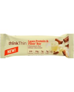 Think Products thinkThin Bar - Lean Protein Fiber - Cinnamon Chocolate - 1.41 oz - 1 Case