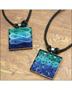 Quilled Creations Quilling Kit-Modern Waves Necklace