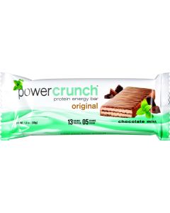 Power Crunch Protein Bars - Chocolate Mint Original - 40 grm - Case of 12