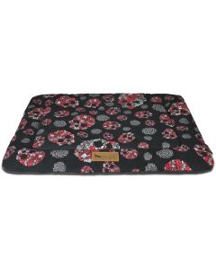 P.L.A.Y. Large Designer Chill Pad 36"X23"-Skulls & Roses