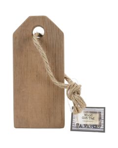 BCI Crafts Salvaged Wood Gift Tag-Weathered Wood 7"X3"X.5"