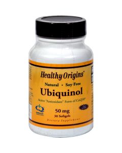 Healthy Origins Ubiquinol - 50 Mg - 30 Softgels