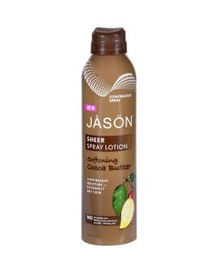 Jason Natural Products Spray Lotion - Sheer - Softening Cocoa Butter - 6 oz