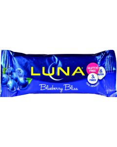 Clif Bar Luna Bar - Organic Blueberry Bliss - Case of 15 - 1.69 oz