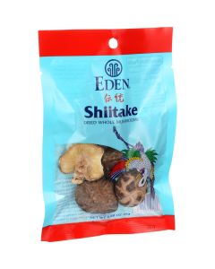 Eden Foods Shiitake Mushrooms - Whole - Dried - .88 oz (Pack of 3) - Eden Foods Shiitake Mushrooms - Whole - Dried - .88 oz (Pack of 3)