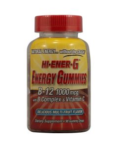 Windmill Health Products Hi-Ener-G Gummies B-12 with B Complex and Vitamin C Multi-Fruit - 90 Gummy Drops